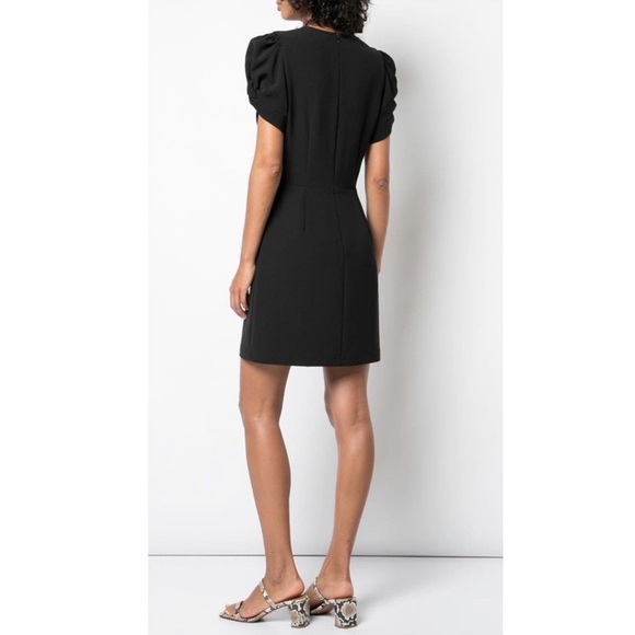 ALC Brinley Short Sleeve Dress in Black. - Picture 6 of 11